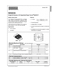 DataSheet NDS8425 pdf