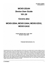 DataSheet MC9S12DJ64V pdf