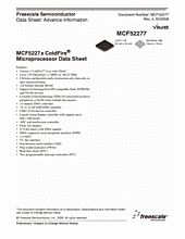 DataSheet MCF52277CVM166 pdf