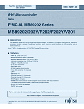 DataSheet MB89F202 pdf