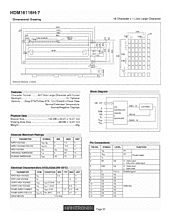 DataSheet HDM16116H-7 pdf