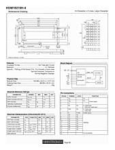 DataSheet HDM16216H-4 pdf