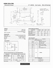 DataSheet HDM3224-CWL pdf