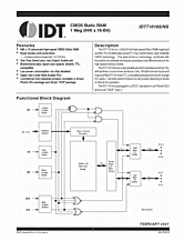 DataSheet IDT71016S pdf