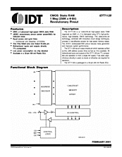 DataSheet IDT71128 pdf