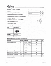 DataSheet IPD036N04L pdf