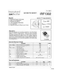 DataSheet IRF1302 pdf