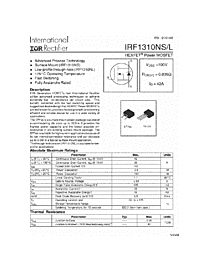 DataSheet IRF1310NL pdf