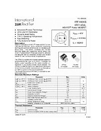 DataSheet IRF1404L pdf