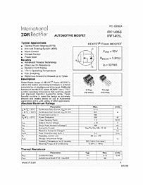 DataSheet IRF1405S pdf