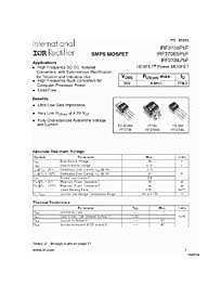 DataSheet IRF3706L pdf