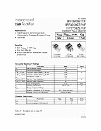 DataSheet IRF3709ZS pdf