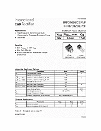 DataSheet IRF3709ZCL pdf