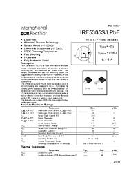 DataSheet IRF5305L pdf