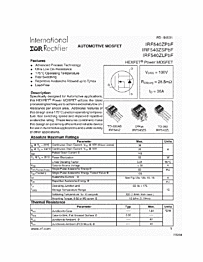 DataSheet IRF540ZS pdf