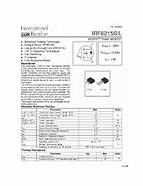 DataSheet IRF6215L pdf