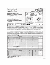 DataSheet IRF6603 pdf