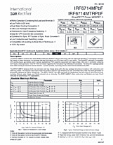 DataSheet IRF6714M pdf