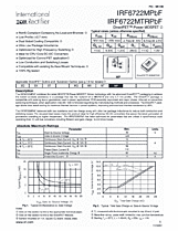 DataSheet IRF6722MTRPBF pdf