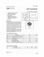 DataSheet IRF7304Q pdf