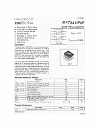 DataSheet IRF7341IPBF pdf