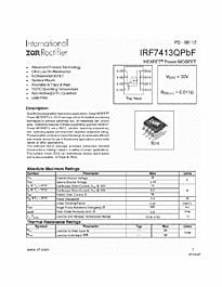 DataSheet IRF7413Q pdf