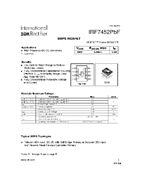 DataSheet IRF7452 pdf