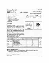 DataSheet IRF7452Q pdf