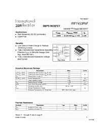 DataSheet IRF7453 pdf