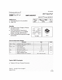 DataSheet IRF7464 pdf