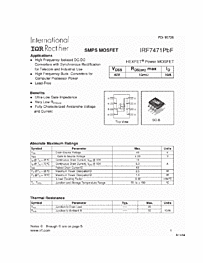 DataSheet IRF7471 pdf