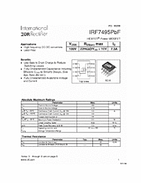 DataSheet IRF7495 pdf