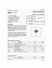 DataSheet IRF7530 pdf