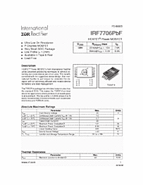 DataSheet IRF7706 pdf