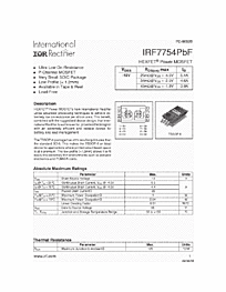 DataSheet IRF7754 pdf