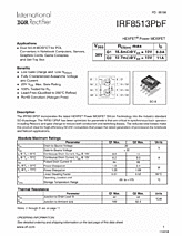 DataSheet IRF8513PbF pdf