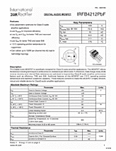 DataSheet IRFB4212 pdf