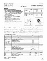 DataSheet IRFB4233PBF pdf