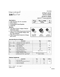 DataSheet IRFS4710 pdf