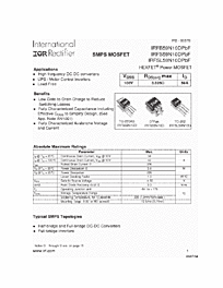 DataSheet IRFSL59N10D pdf