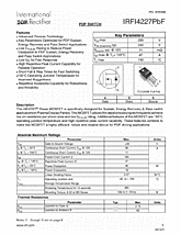 DataSheet IRFI4227PBF pdf