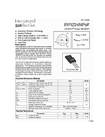 DataSheet IRFIZ24N pdf