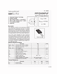 DataSheet IRFIZ48N pdf