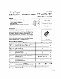 DataSheet IRFL024Z pdf