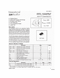 DataSheet IRFL1006 pdf