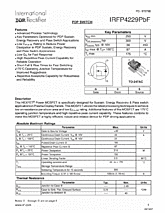 DataSheet IRFP4229PBF pdf