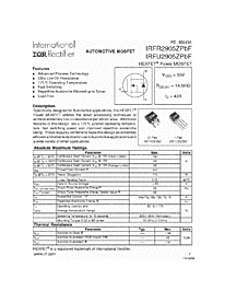 DataSheet IRFU2905Z pdf