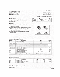 DataSheet IRFU3410 pdf