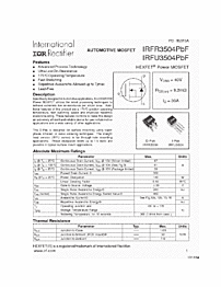 DataSheet IRFU3504 pdf