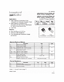 DataSheet IRFR3709Z pdf